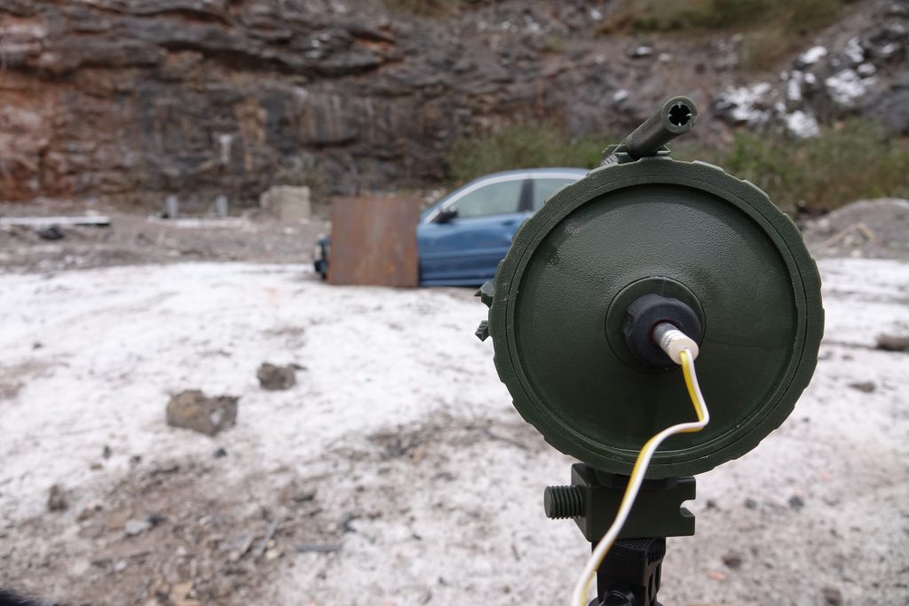 Krakatoa Gladius aimed at targets