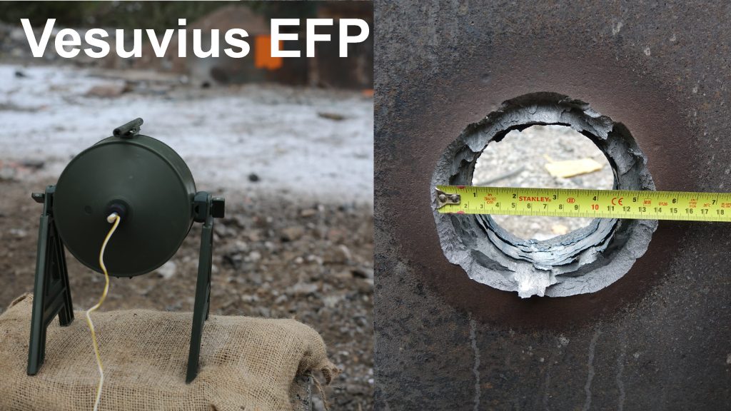 Vesuvius EFP before and after firing